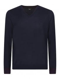 Paul Smith V-neck Merino Wool Jumper