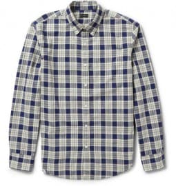 J.crew Check Cotton Button Down Collar Shirt
