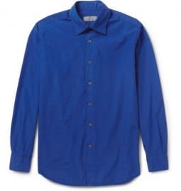 Canali Washed Cotton-poplin Shirt