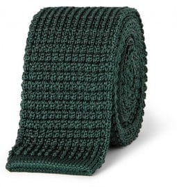 Lanvin Knitted Silk Tie