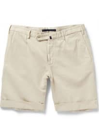 Slowear Incotex Slim-fit Linen And Cotton-blend Shorts