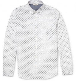 Nn.07 Clay Polka Dot-print Cotton Oxford Shirt