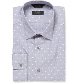 Paul Smith London Swiss Dot-print Cotton Shirt