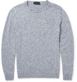 Incotex Knitted Cotton And Linen-blend Sweater