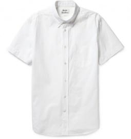 Acne Studios Isherwood Button-down Collar Cotton-poplin Shirt