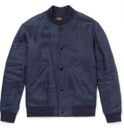 A.p.c. Linen Bomber Jacket
