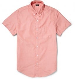 J.crew Button-down Collar Cotton Short-sleeve Shirt