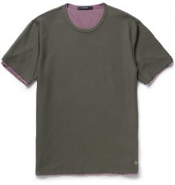 Gucci Double-layered Mesh And Crepe T-shirt