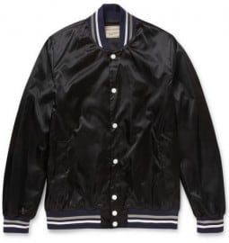 Maison Kitsuné Embellished Lightweight Bomber Jacket
