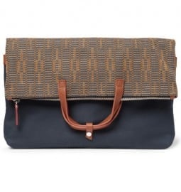 Want Les Essentiels De La Vie Peretola Foldable Leather-trimmed Canvas Pouch