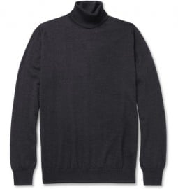 John Smedley Judson Cashmere And Silk-blend Rollneck Sweater