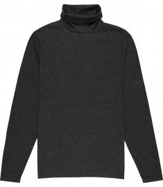 Reiss 1971 Thomas Long Sleeve Polo Neck Top Grey