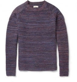 Folk Flecked Knitted Cotton Sweater