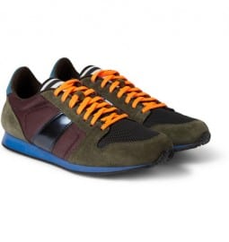 Ami Suede And Mesh Sneakers