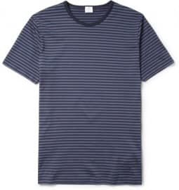Sunspel Striped Cotton-jersey T-shirt