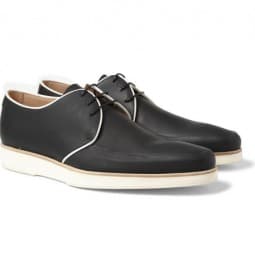 Mr. Hare King Tubby Rubberised-leather Derby Shoes