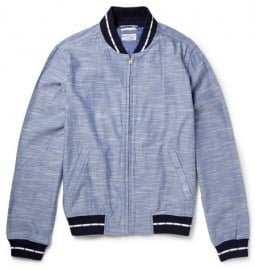 Gant Rugger Chambray Varsity Jacket