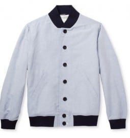 Richard James Linen And Cotton-blend Bomber Jacket