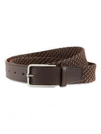 Corneliani Woven Leather Belt