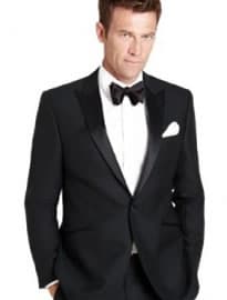 Savile Row Inspired Pure New Wool 1 Button Evening Suit
