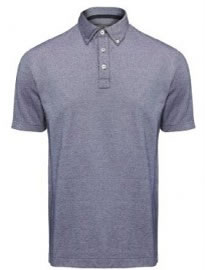 Button-down Collar Polo Shirt