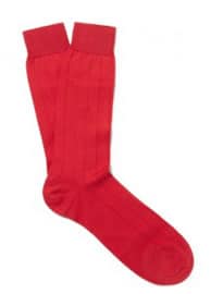 Pantherella Ribbed Sea Island Cotton-blend Socks