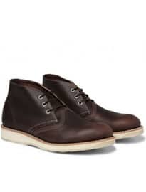 Red Wing Shoes Chukka Rubber-soled Leather Boots