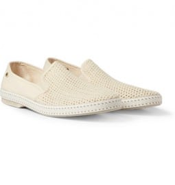 Rivieras Cotton Mesh Slip-on Shoes