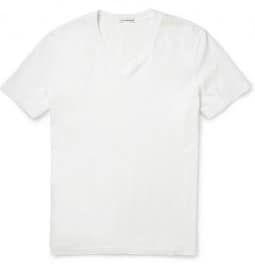 James Perse V-neck Cotton-jersey T-shirt