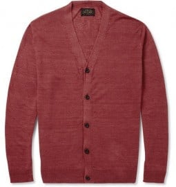 Beams Plus Knitted-linen Cardigan