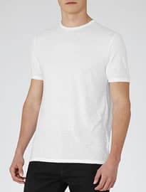 Reiss Ghost Nep T-shirt White