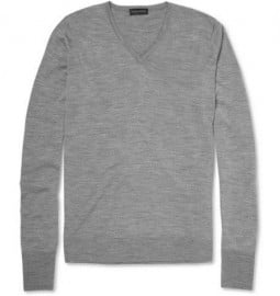 John Smedley Bobby V-neck Merino Wool Sweater