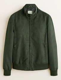 He By Mango Faux-suede Jacket