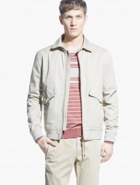 He By Mango Cotton Canvas Jacket