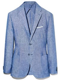 He By Mango Linen Blazer
