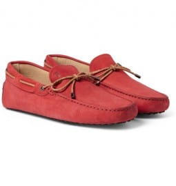 Tods Gommino Nubuck Leather Driving Shoes