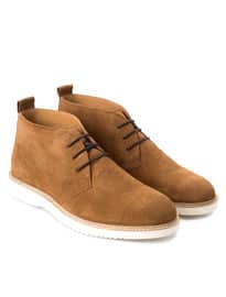 He By Mango Suede Desert Boots