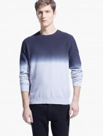 He By Mango Textured Degrade Sweater