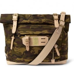 Master-piece Surpass Leather-trimmed Camouflage Nylon Tote Bag