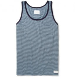 Saturdays Surf Nyc Striped Cotton-jersey Vest