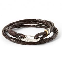 Paul Smith Shoes & Accessories Woven-leather Wrap Bracelet