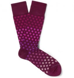 Paul Smith Shoes & Accessories Polka-dot Cotton-blend Socks