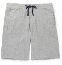 James Perse Loopback Cotton-jersey Shorts