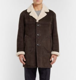 Burberry Prorsum Oversized Shearling Coat