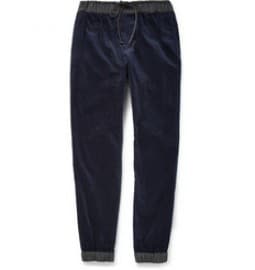 Sacai Corduroy Trousers With Elasticated Trims