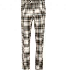 Etro Slim-fit Check Wool Trousers