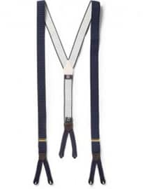 Drakes Pin Dot Elasticated Braces