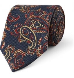 Drakes Paisley-patterned Silk Tie