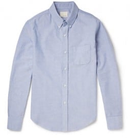 Band Of Outsiders Slim-fit Cotton-oxford Shirt