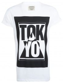 Burton White Tokyo Printed T-shirt